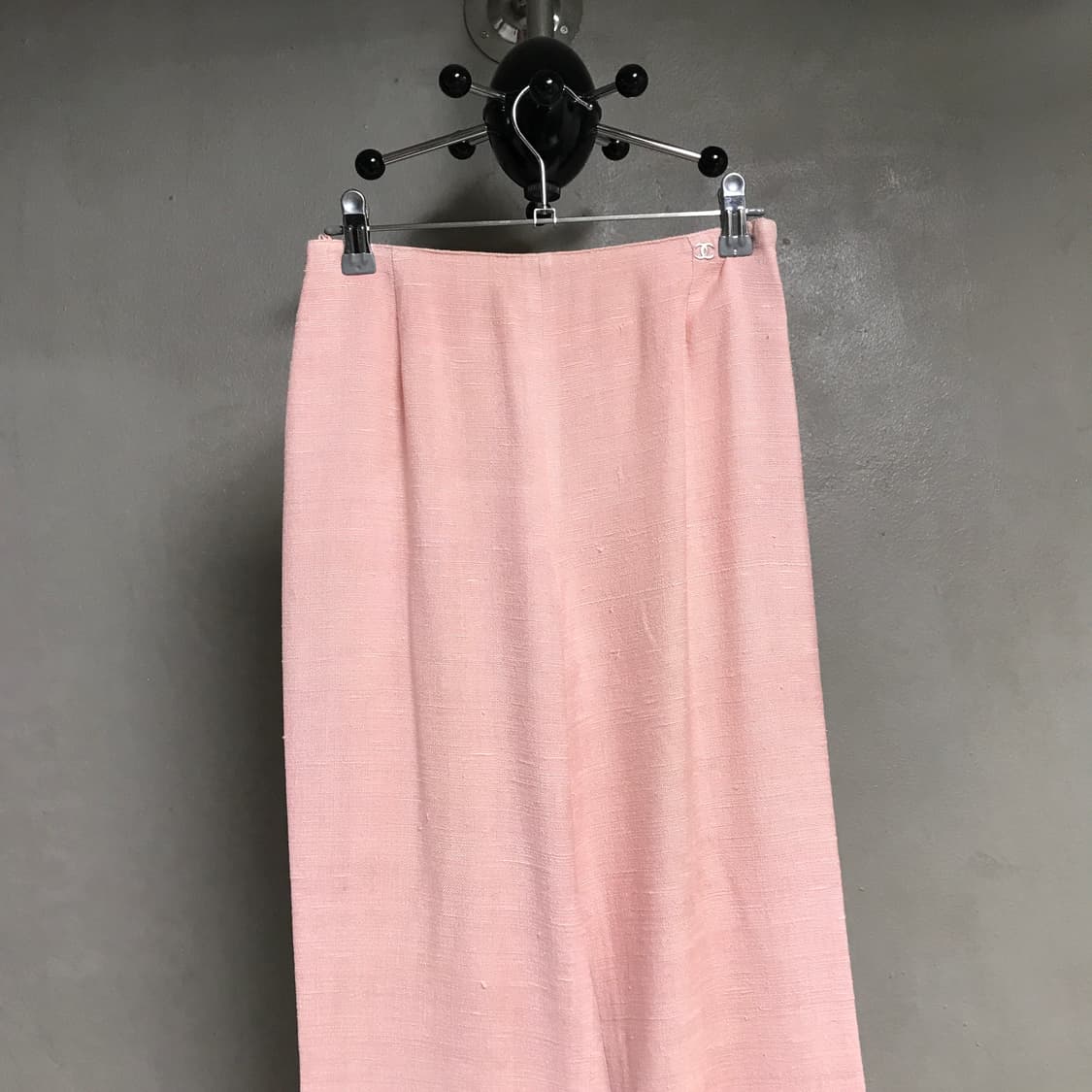 샤넬 핑크 실크 팬츠 36(W) 상품이미지2