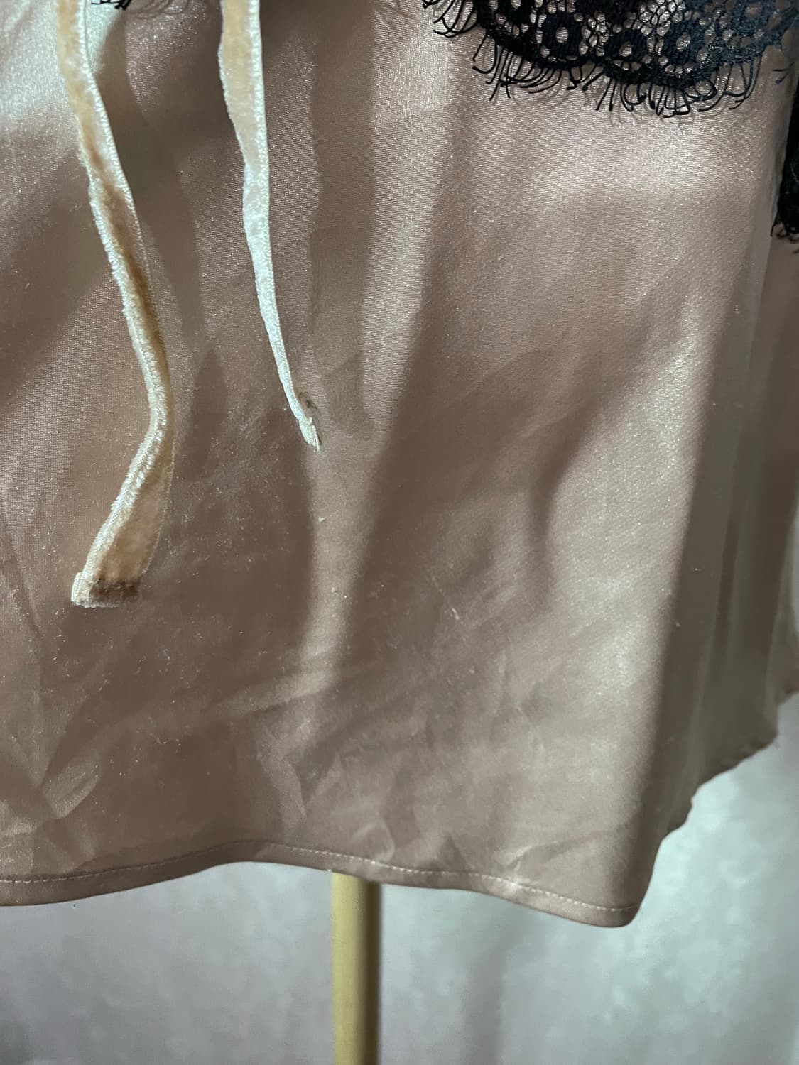 로맨틱 레이스 새틴 캐미솔 탑 상품이미지4