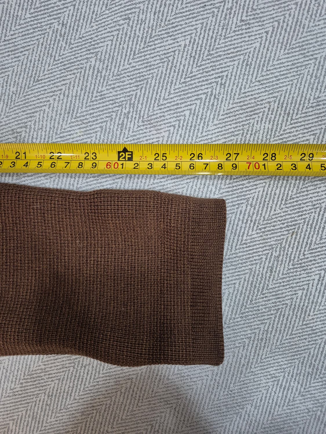 KENZO 겐조 브라운 니트 집업 자켓 남성 100사이즈 상품이미지8