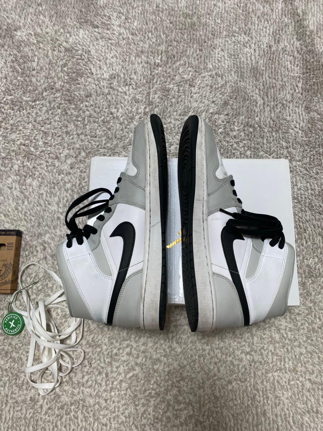 [W275] 나이키 에어조던1 미드 그레이포그 상품이미지5