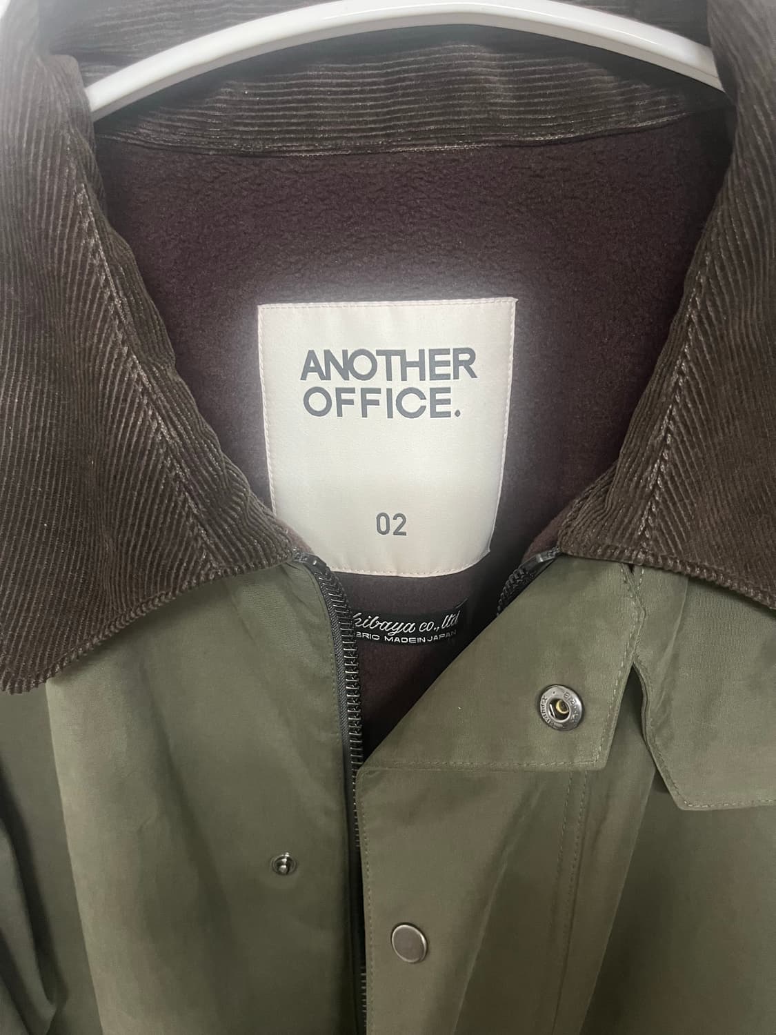 어나더오피스 네오 브리티쉬 자켓 올리브 2사이즈 상품이미지3