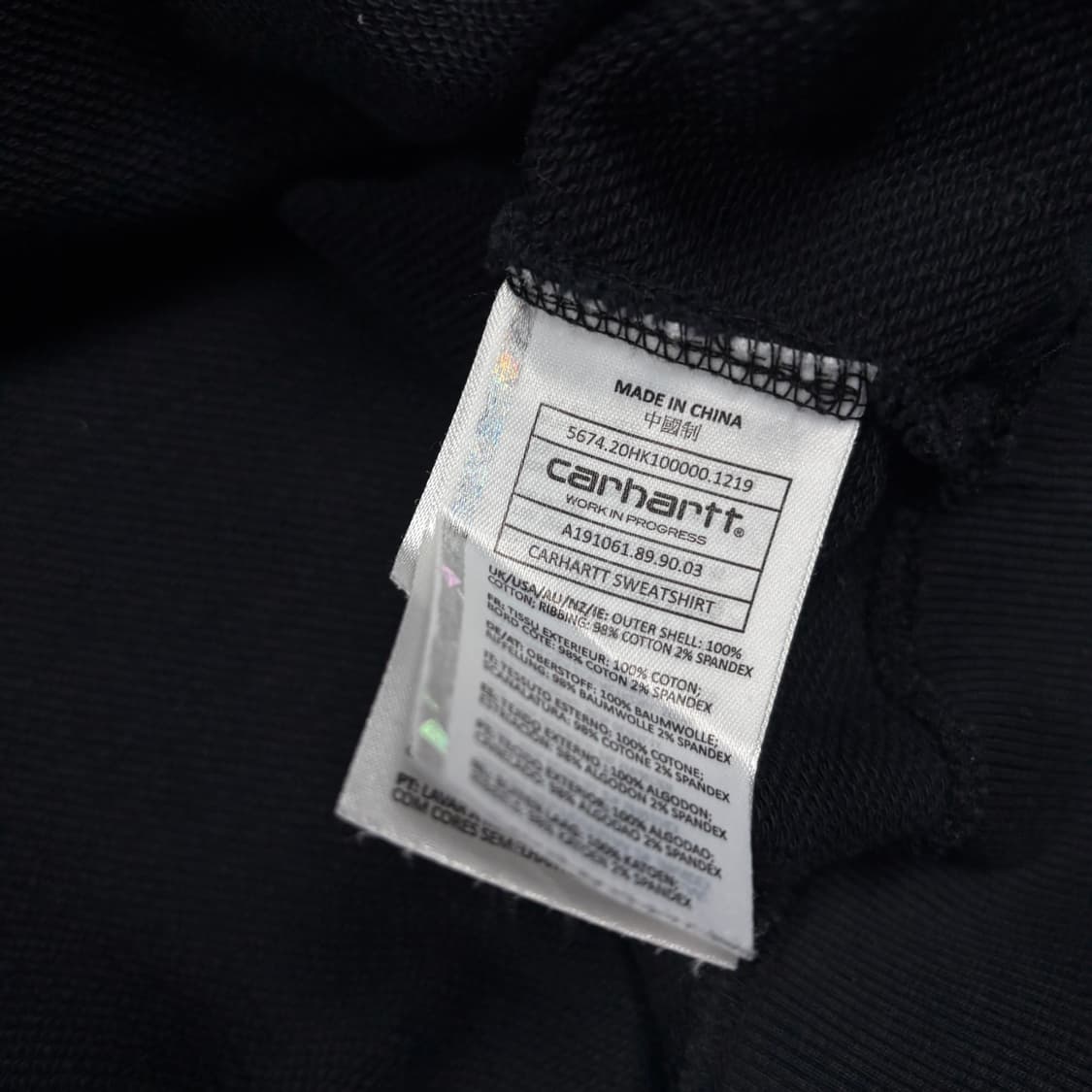 칼하트 wip 맨투맨 상품이미지3