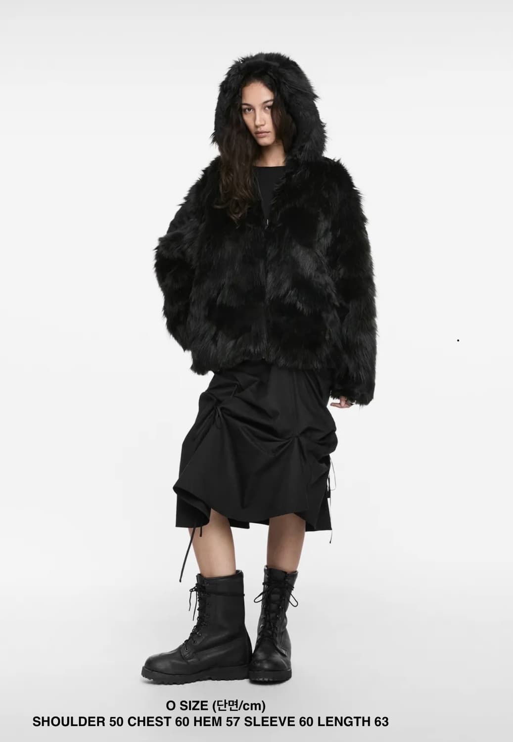 나체 리버시블 후디 퍼자켓 블랙 0 상품이미지1