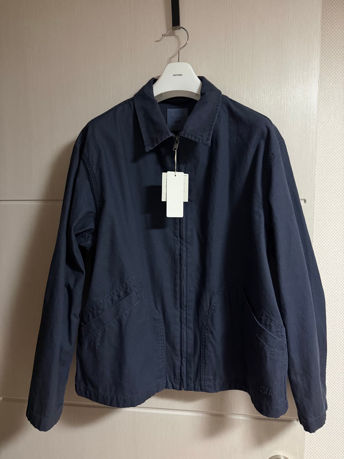 [XL] 새제품 유니클로 JW앤더슨 집업블루종 자켓 상품이미지3