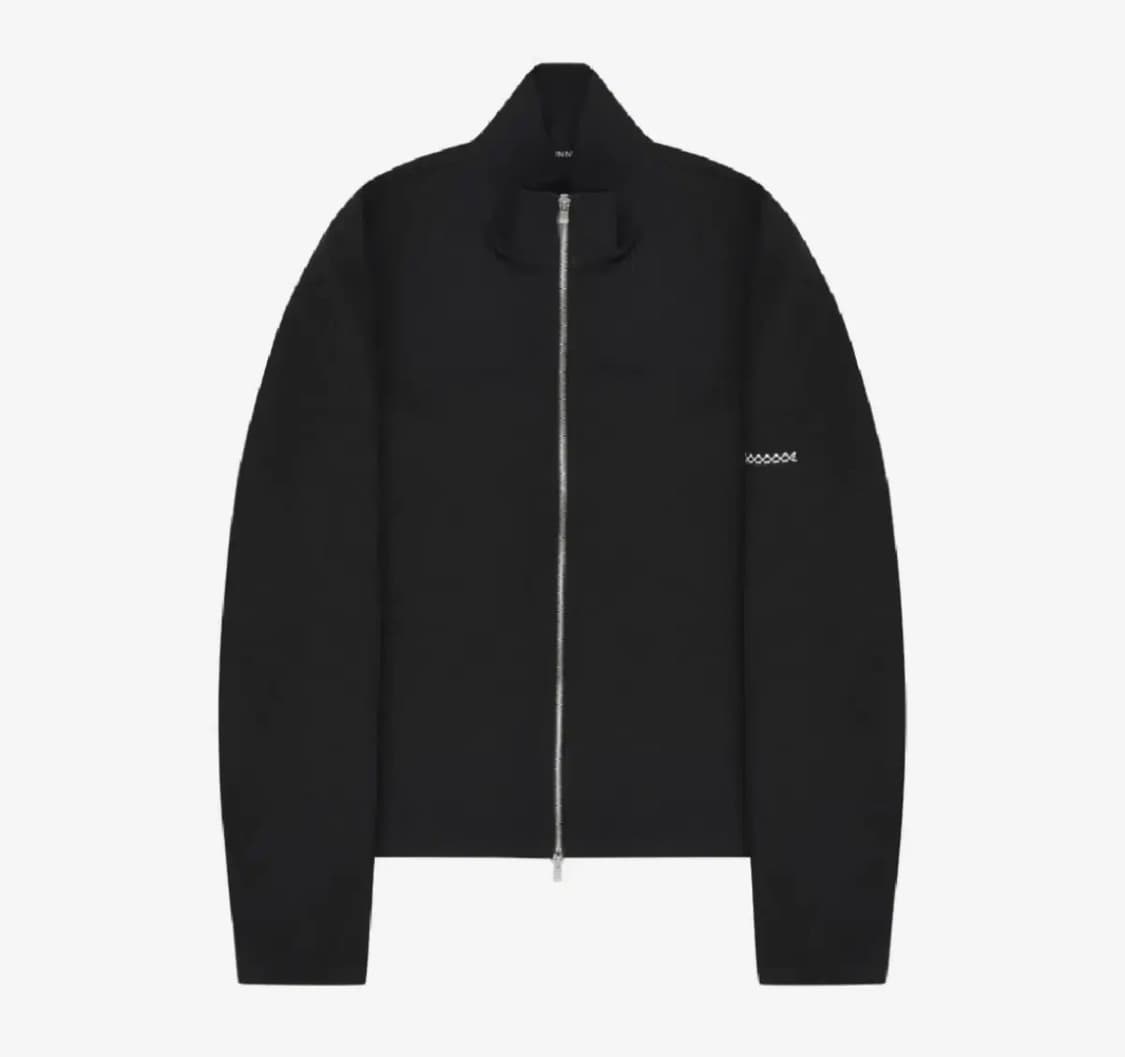 L 준느 J44 미니멀 풀 집업 트윌 블랙 미시착 새제품 판매 상품이미지1