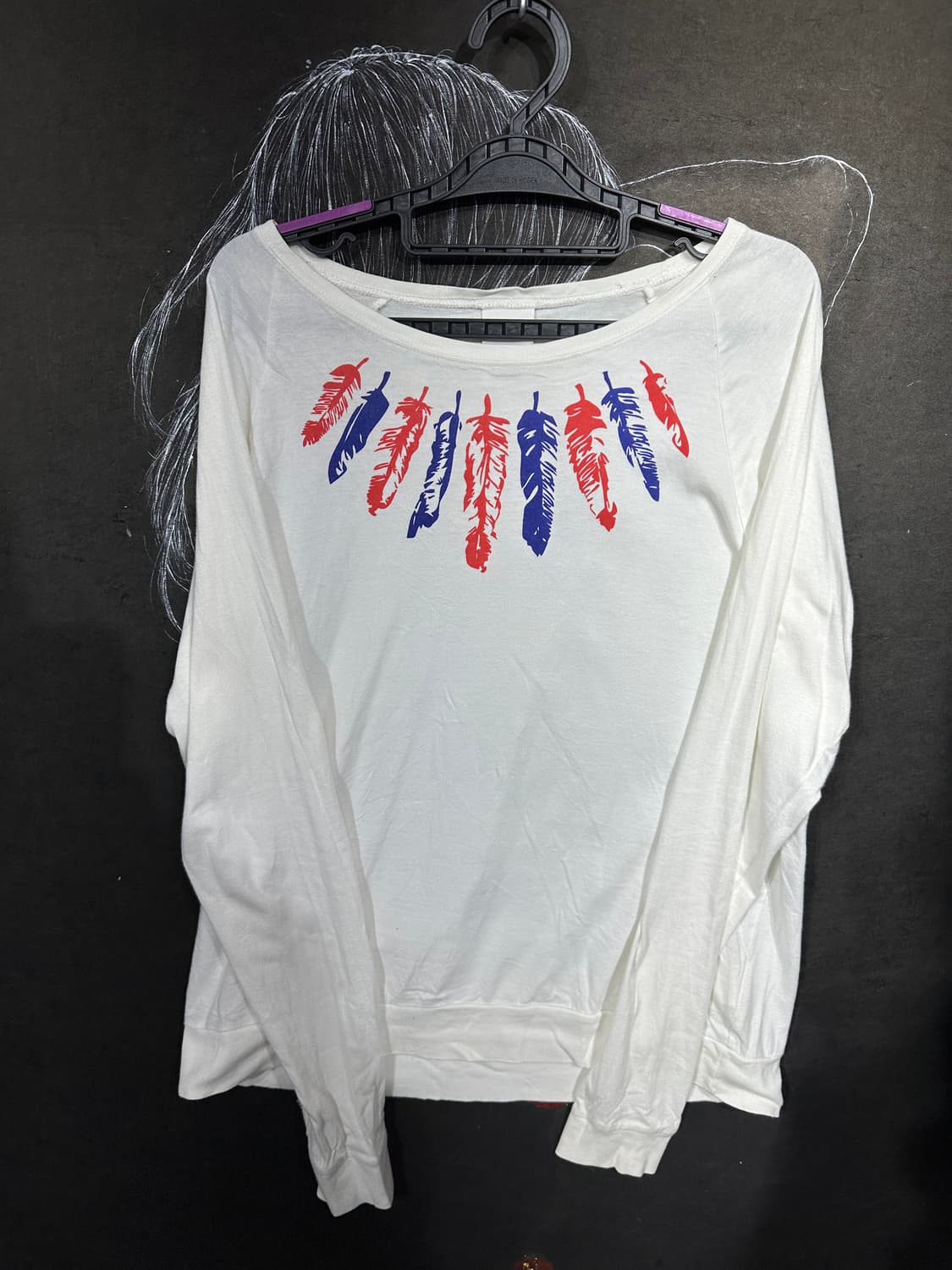 Jpn 일본 빈티지 고딕 펑크 프린팅 롱슬리브 M 상품이미지5