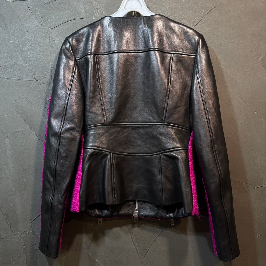 [0] ALEXANDER WANG 알렉산더 왕 트위드 가죽 자켓 상품이미지4