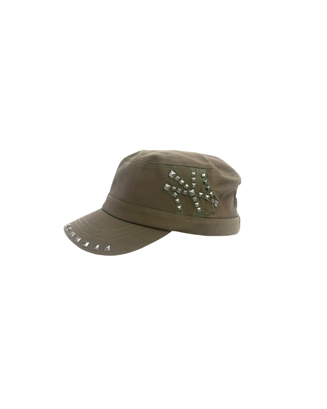 MLB stud logo-mark khaki military cap 상품이미지1