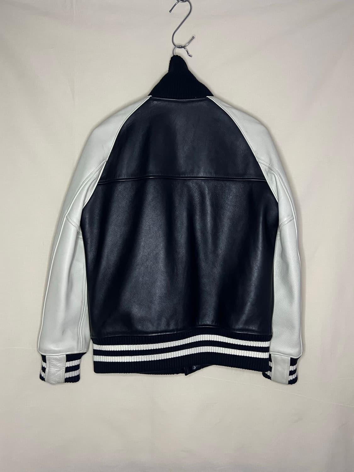 준야와타나베 x 쇼트 리얼레더 스타디움 자켓 상품이미지8