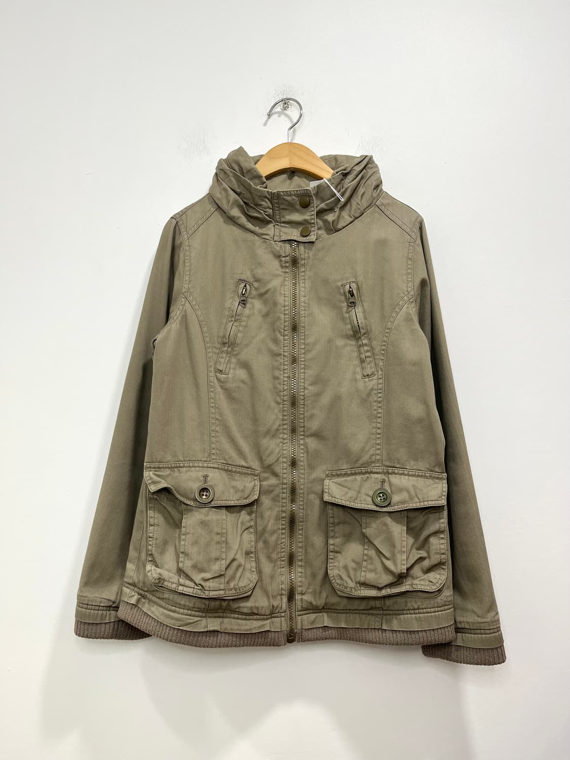 일본 빈티지 금속단추 포켓 집업 자켓 상품이미지1