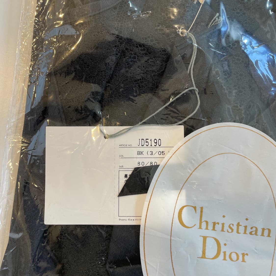 디올 블랙 레이스 슬립 새상품 상품이미지3