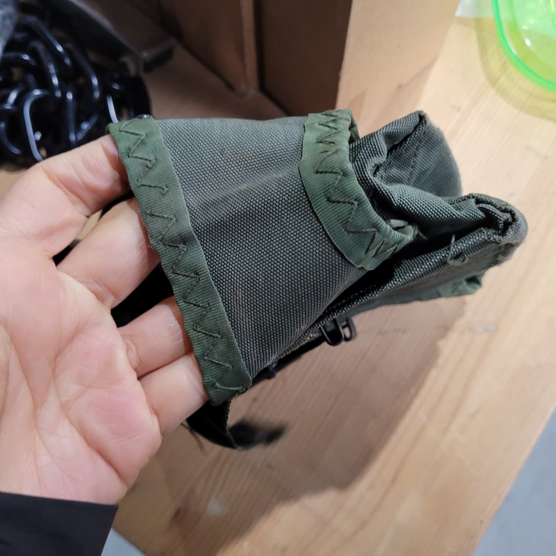 미 빈티지 탄 파우치 상품이미지5