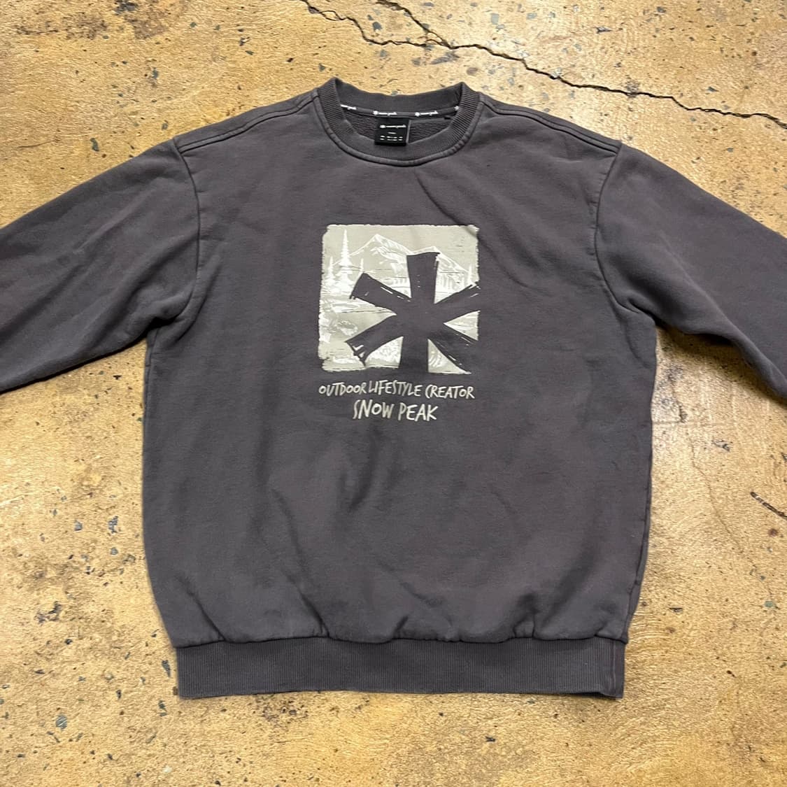 [정품/M] 스노우피크 어패럴의 맨투맨 상품이미지3