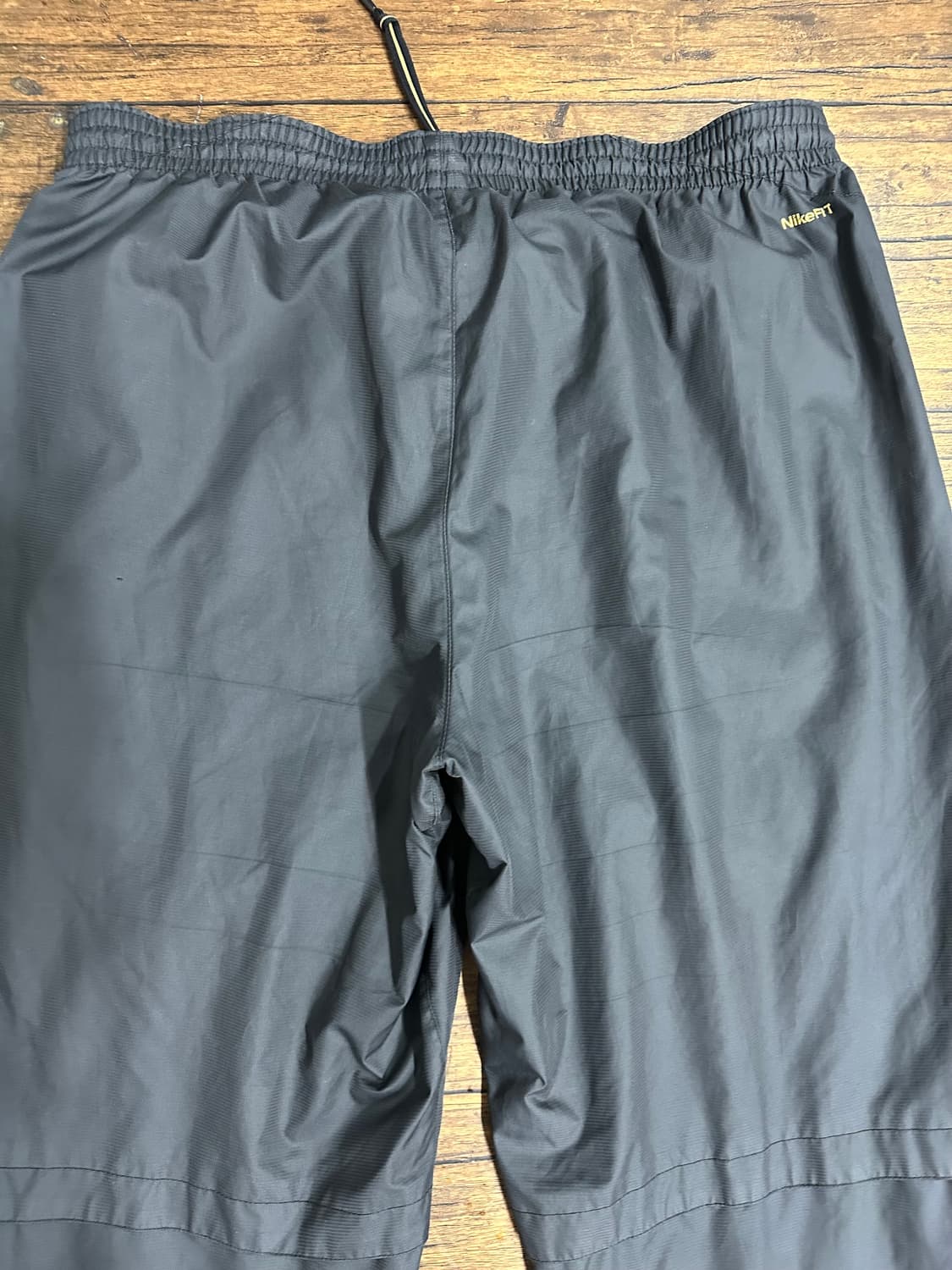 나이키 Nike Fit 트레이닝 팬츠 L 블랙 밴딩 조거 지퍼 32-34 상품이미지4