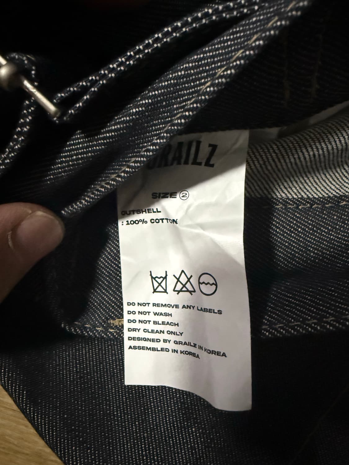 [2] 그레일즈 코인서울 카펜터 데님팬츠 상품이미지2