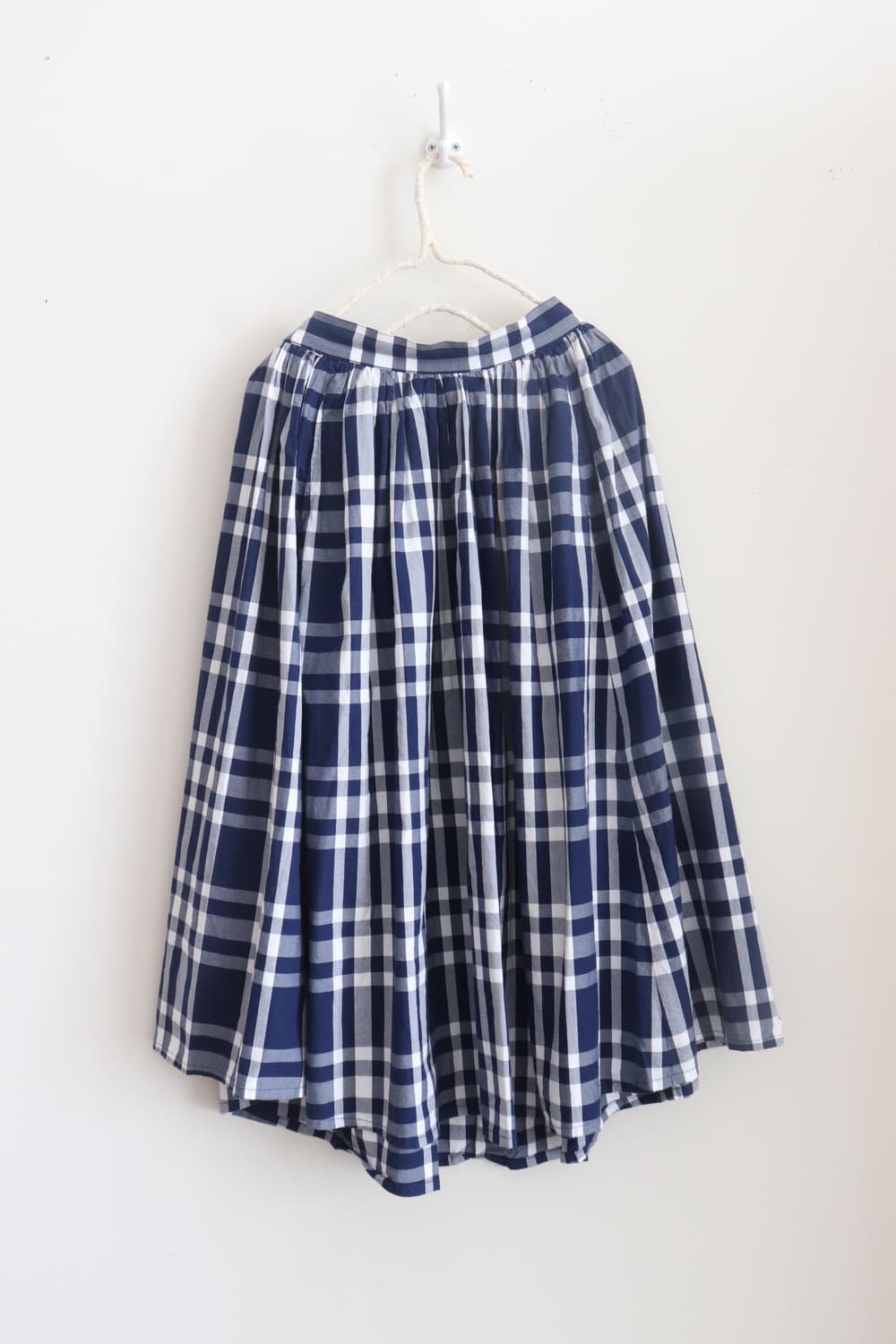 [Beams Boy] Blue Check Skirt 상품이미지2