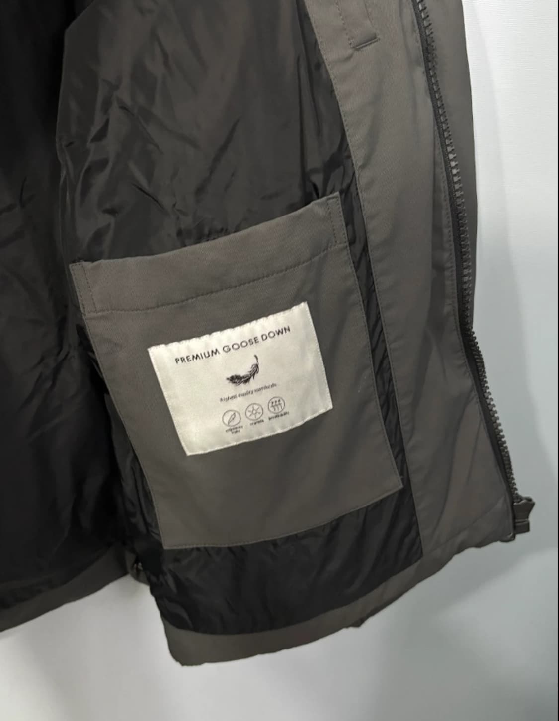 한섬 갤럭시 닥스 구스다운 패딩 점퍼 95 FW2023 상품이미지8