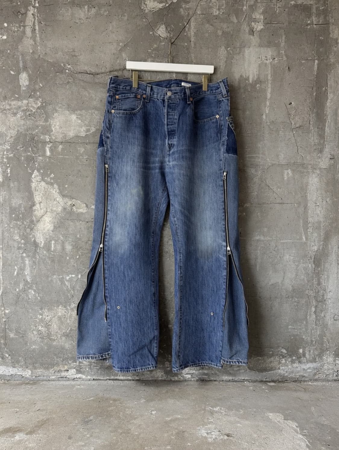 OLDPARK BAGGY JEANS, BLUE L 상품이미지1