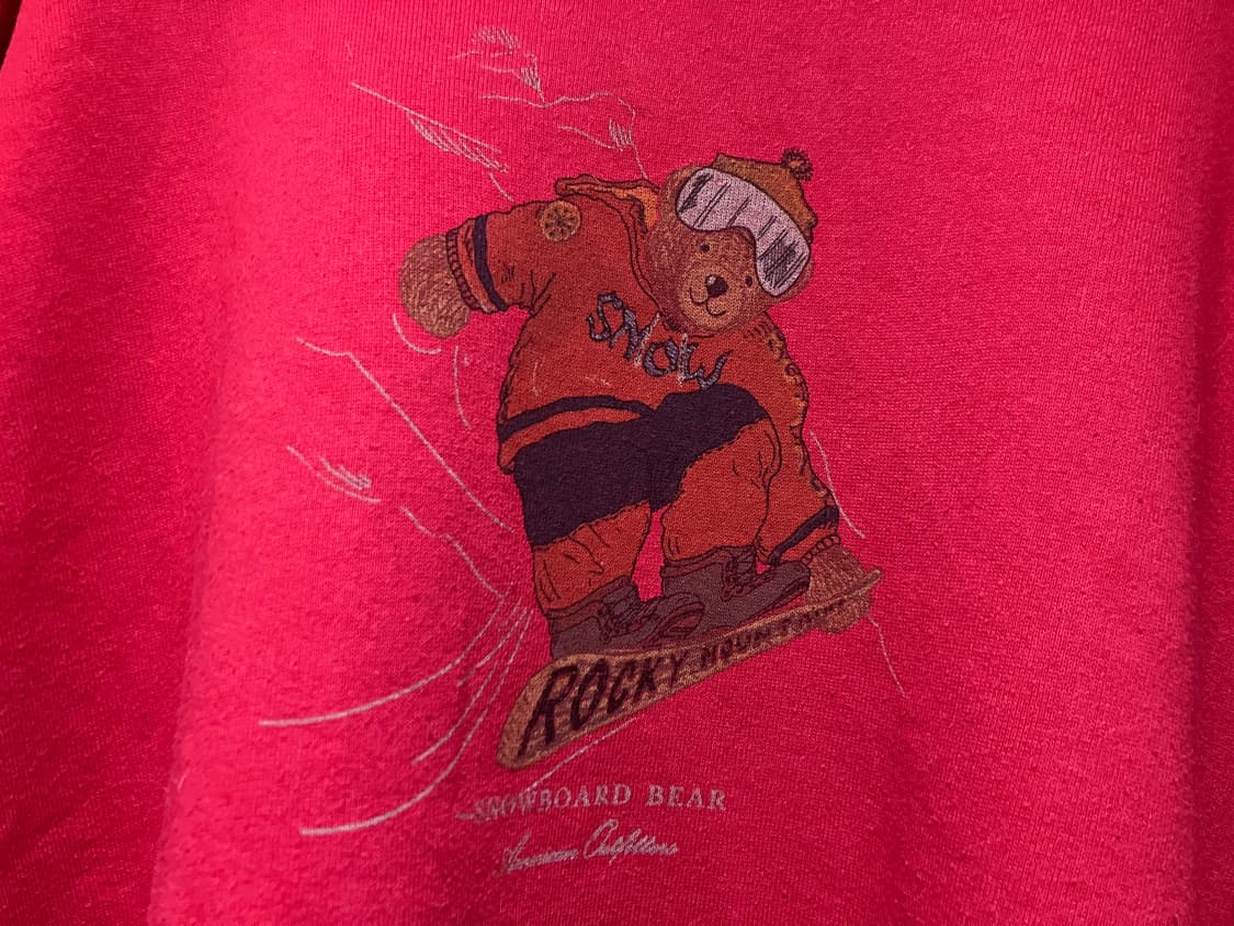 FIL A FIL PARIS 스노우보드베어 스웻셔츠 폴로 구제 빈티지 상품이미지3