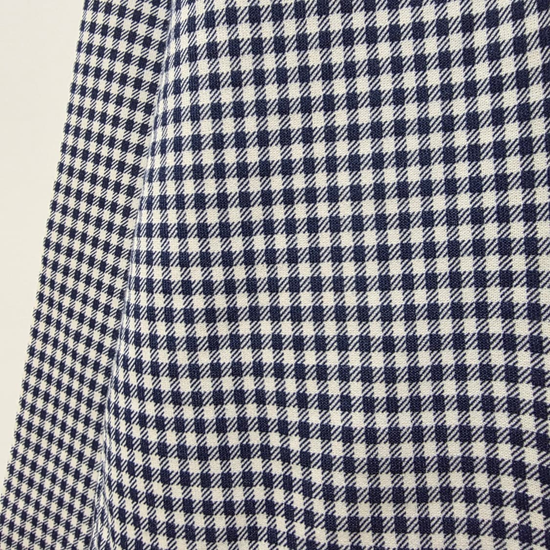 깅엄 체크 네이비 화이트 겨울 잠옷 파자마 세트 남녀공용 상품이미지8