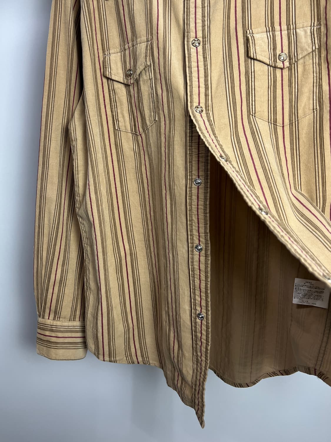 NOTA BENE 코듀로이 스트라이프 셔츠 상품이미지7