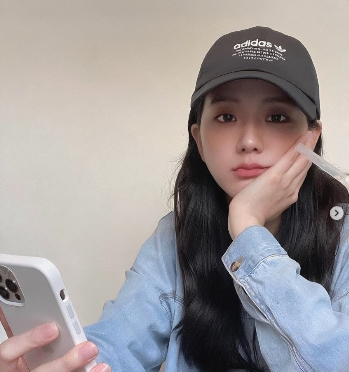 아디다스 블랙핑크 지수 모자 상품이미지1