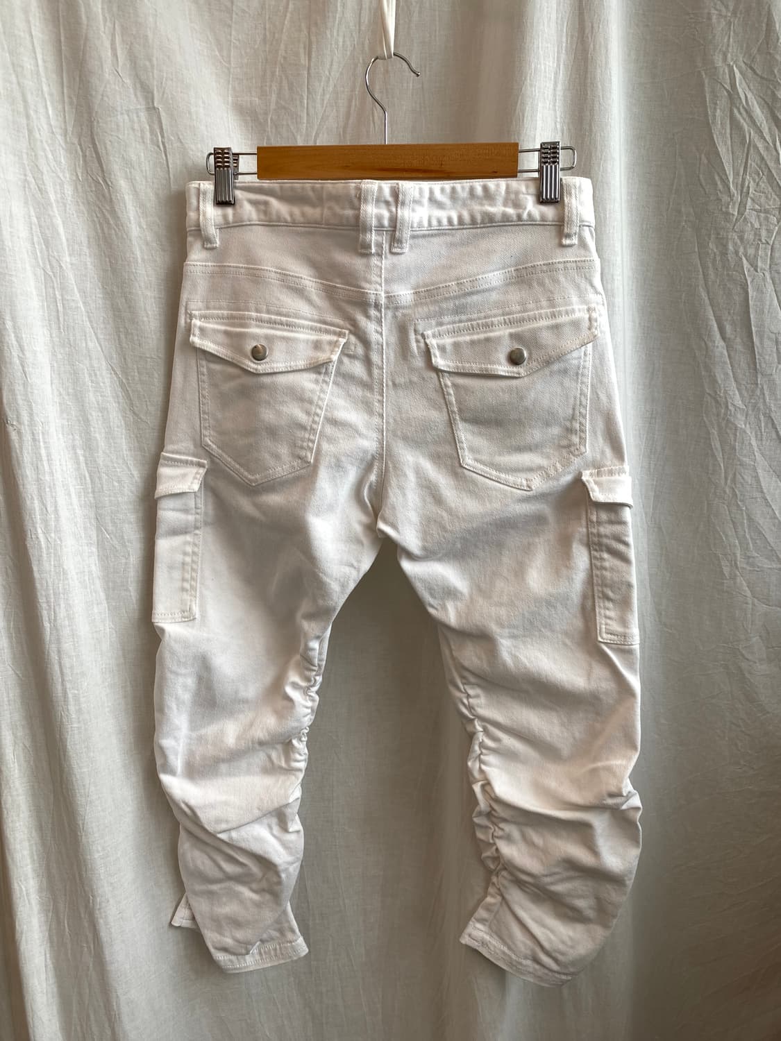 sementicdesign 화이트셔링 7부팬츠(28) 상품이미지2