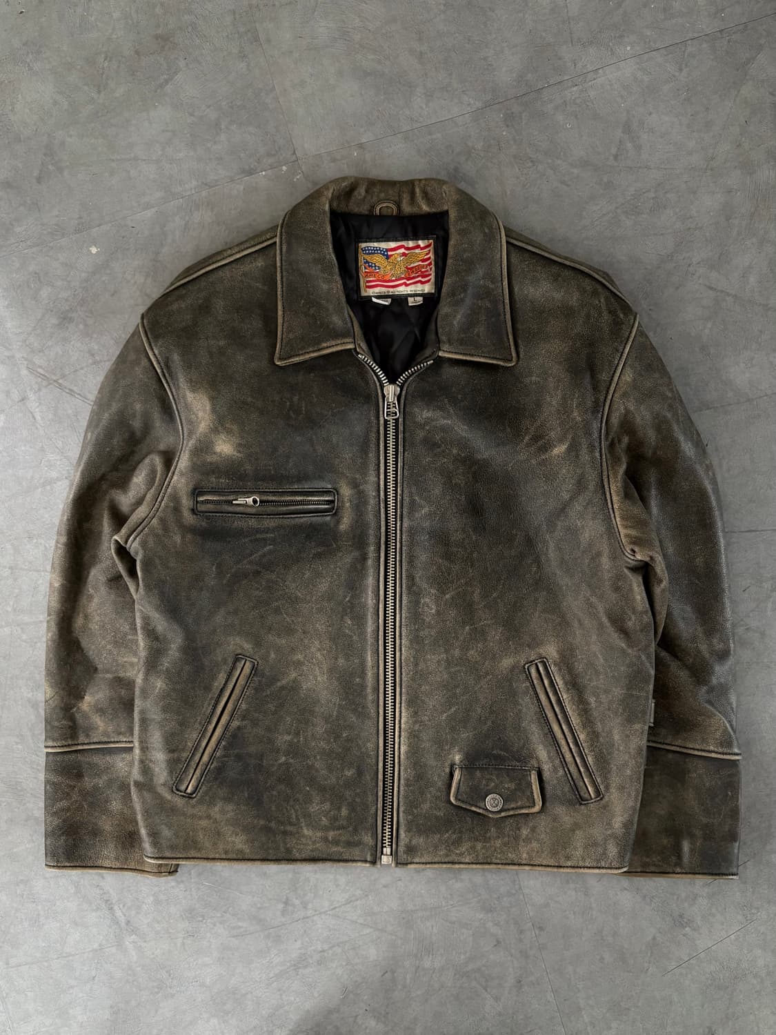 Ameco 아메코 레더 자켓 상품이미지1