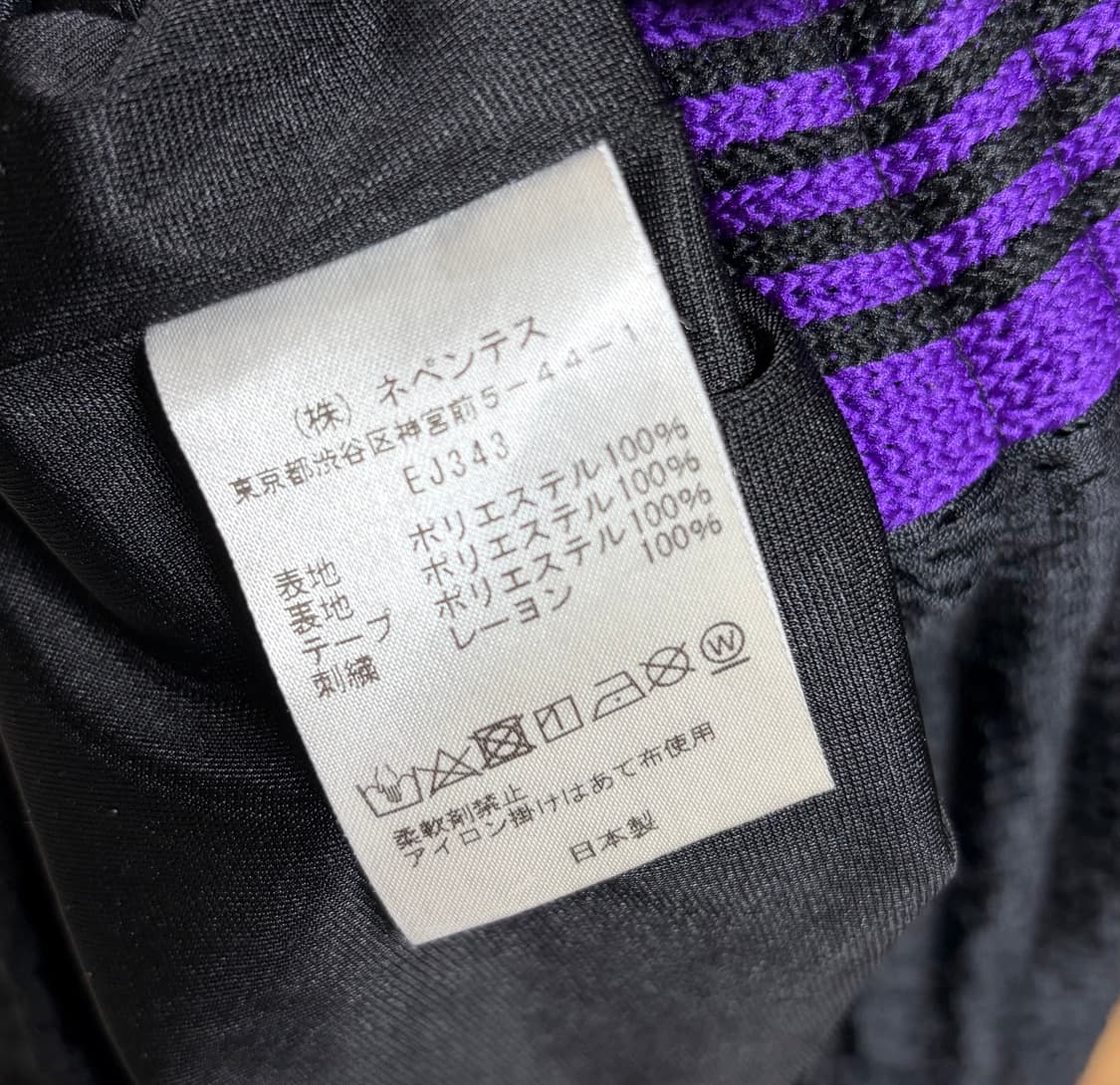 니들스 내로우 트랙 팬츠 폴리 스무스 네이비 니들스 부츠컷 s 상품이미지4