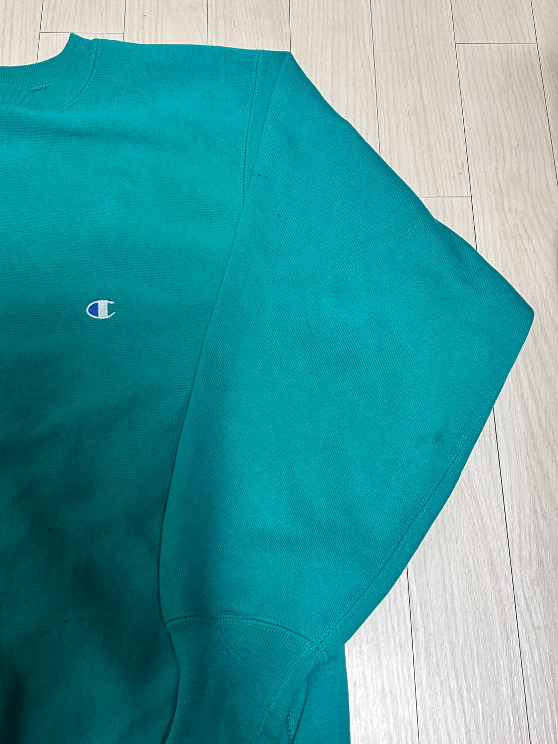 [XL] 90s 챔피온 리버스위브 틸 에메랄드 상품이미지5