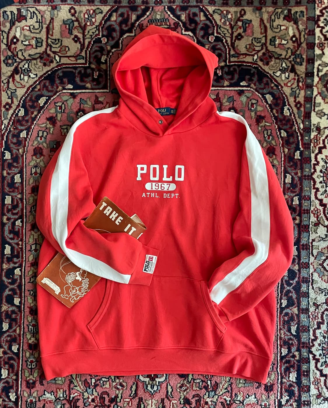 포로 랄프로렌 오렌지 후디 상품이미지1