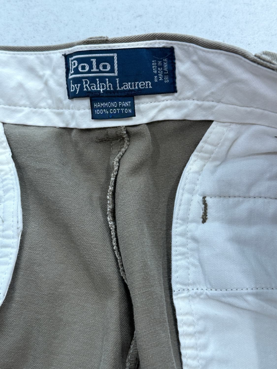 폴로 랄프로렌 투플리츠 치노 올리브 32-33 상품이미지3