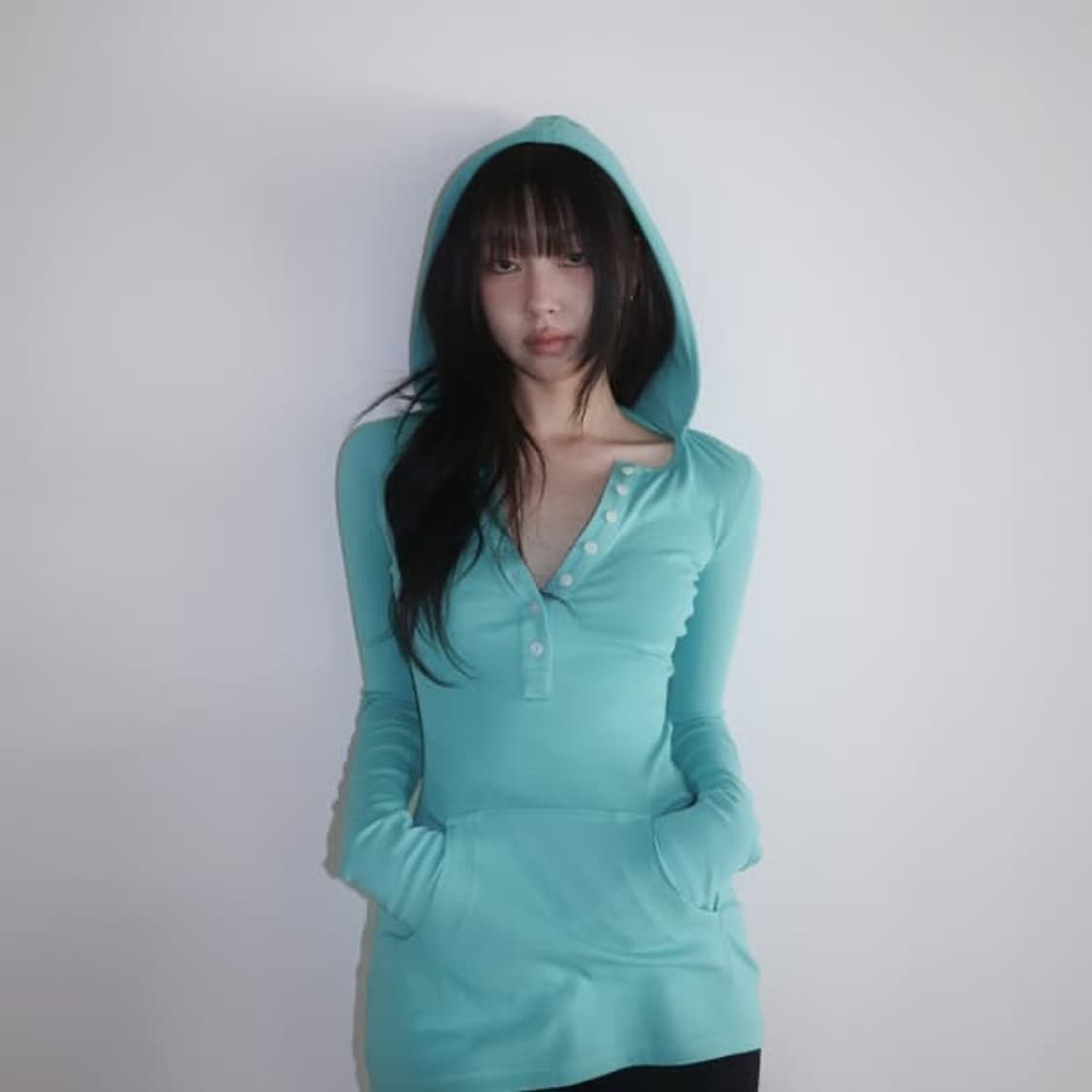 CLaddA 클라따 후드티 후디 아쿠아 민트 상품이미지1