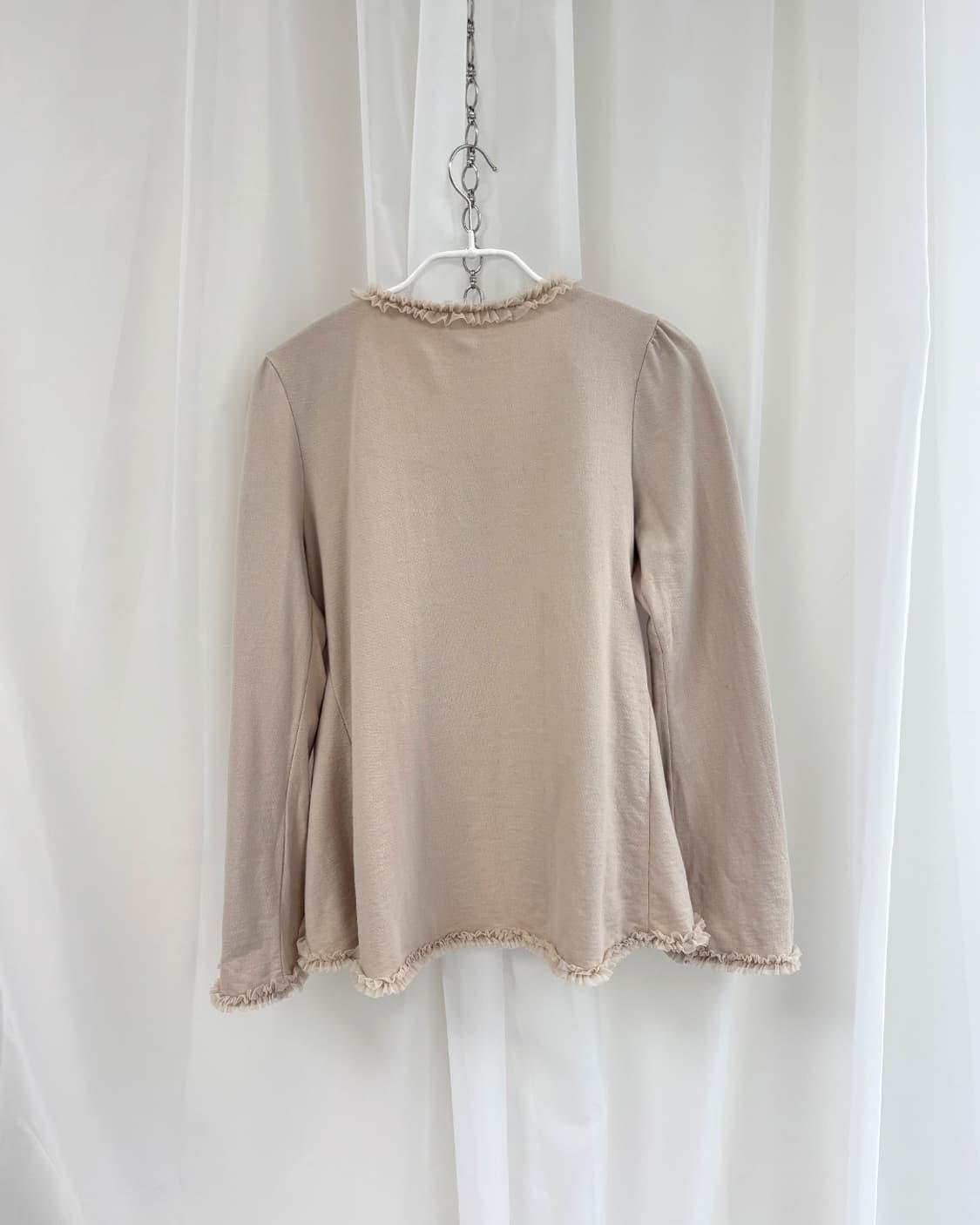 dew frill romantic designed cardigan 상품이미지2