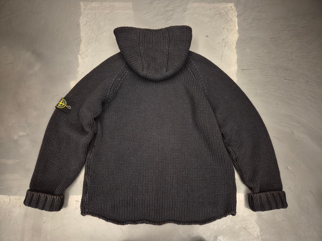 00s 스톤아일랜드 헤비울 후드 짚업  상품이미지2