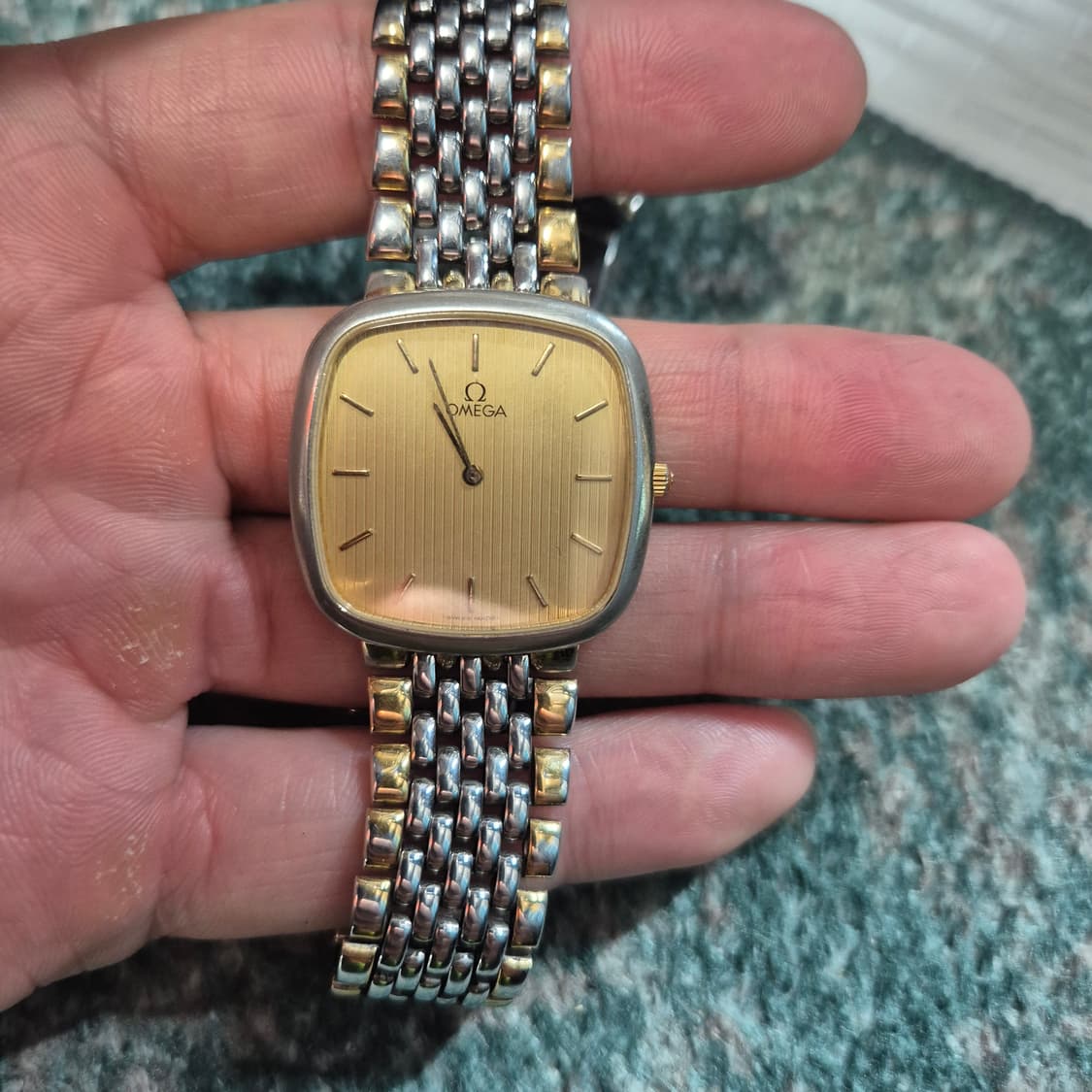 오메가 드빌 빈티지 콤비 쿼츠시계 상품이미지1