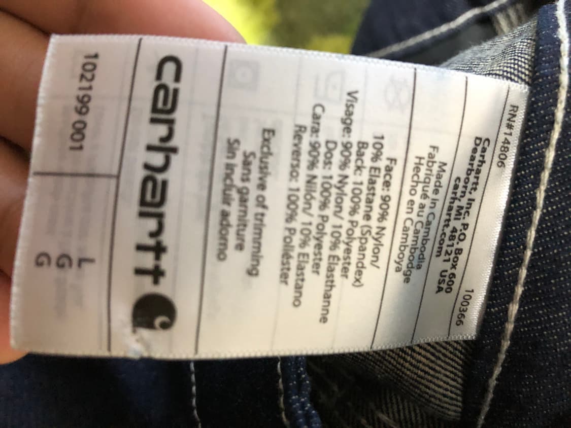 칼하트 카펜터 팬츠 상품이미지3