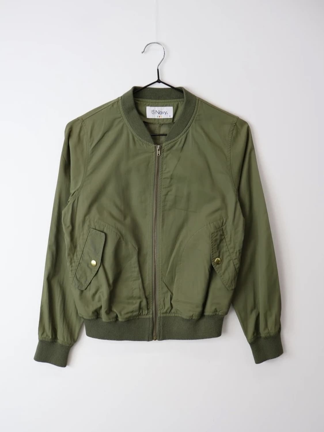 Navy Olive MA-1 Bomber Jacket 상품이미지3