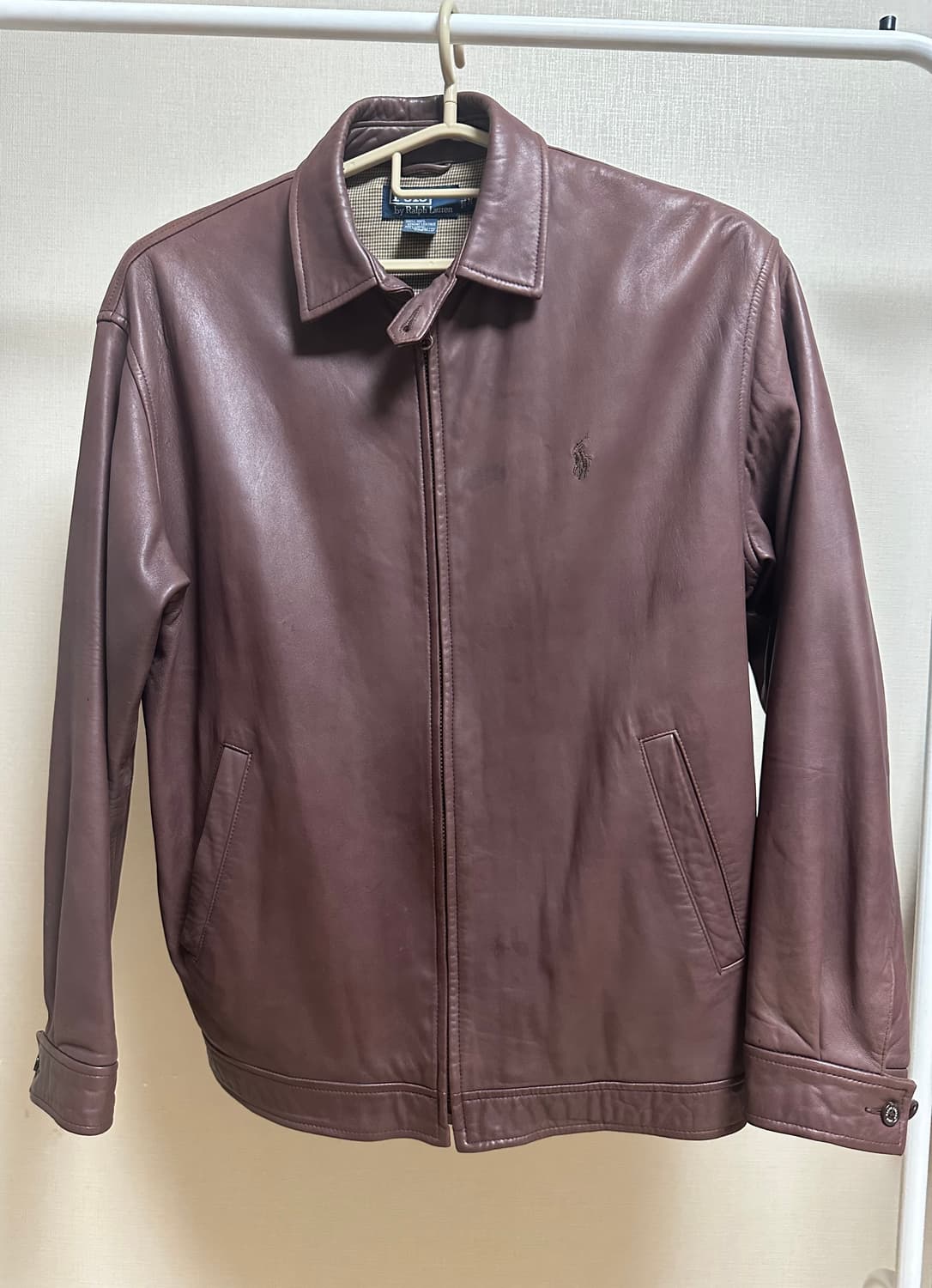 폴로맥스웰 가죽자켓 브라운  상품이미지1