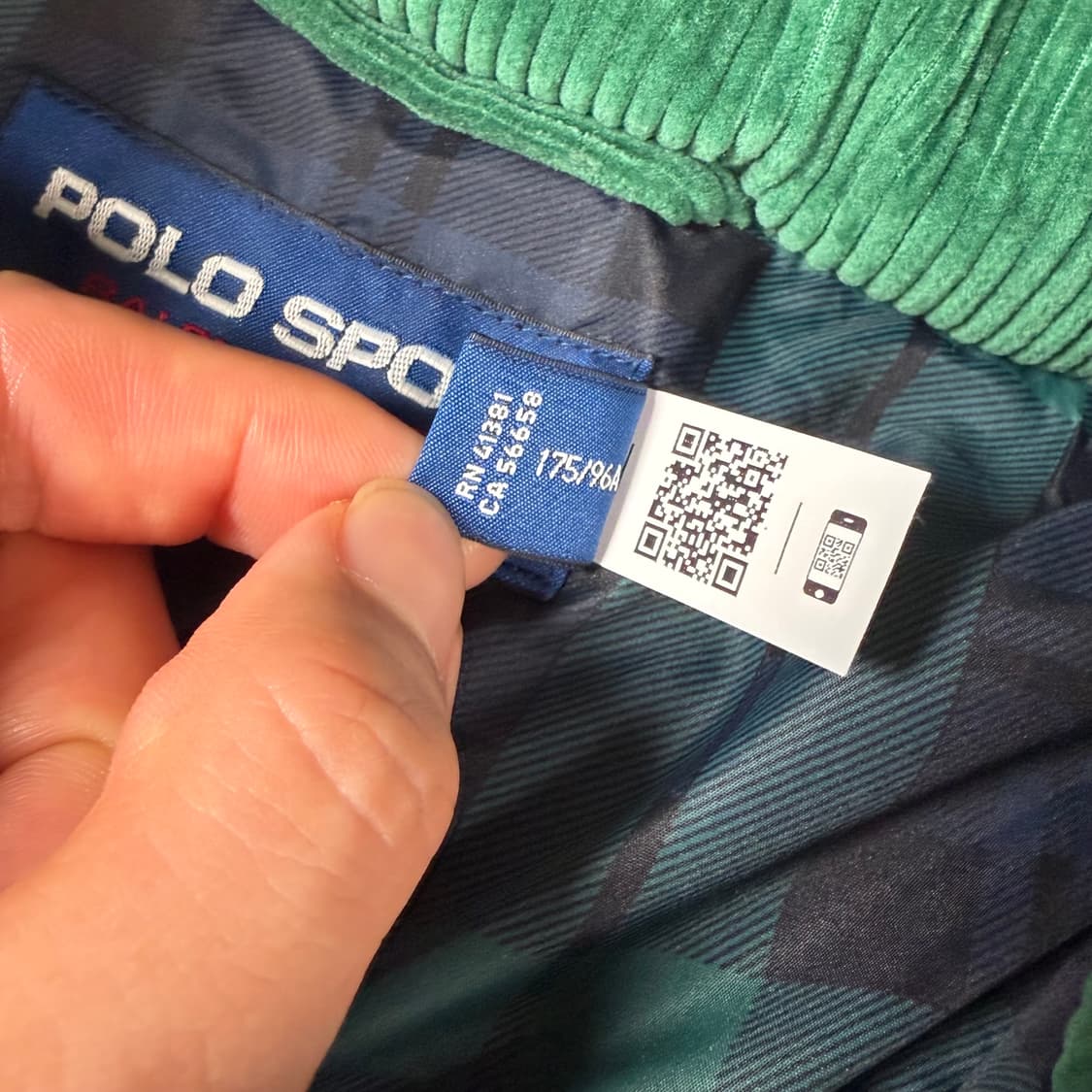 폴로 스포츠 코듀로이 패딩 자켓 상품이미지3