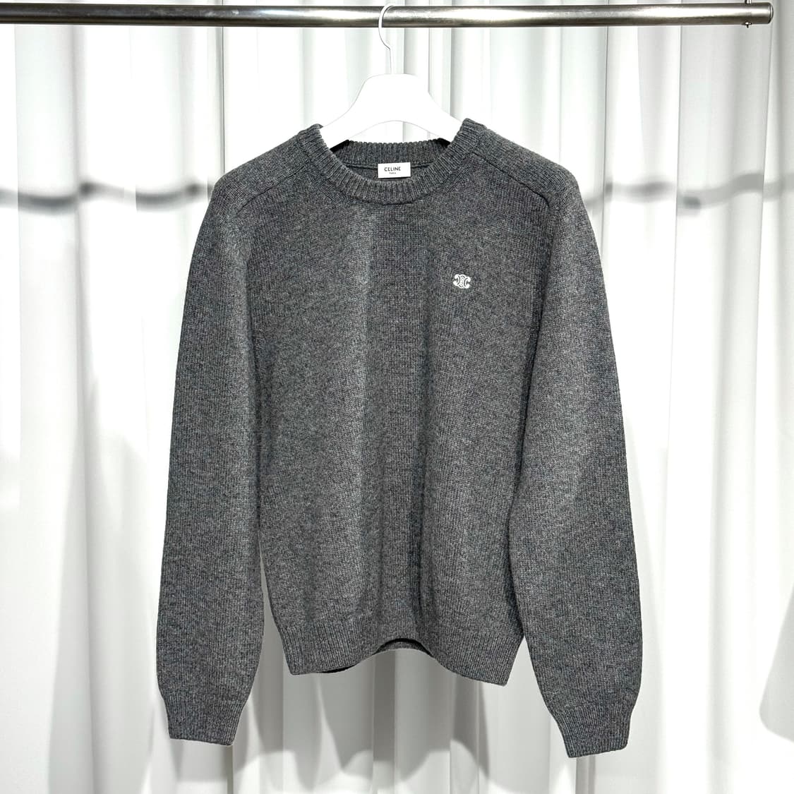 (L) 셀린느 트리옹프 울 크루넥 스웨터 니트 상품이미지1