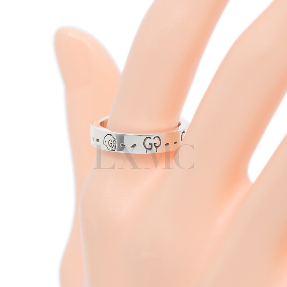 구찌 GG로고 실버링 고스트 반지 실버 반지 9호 477932 상품이미지6
