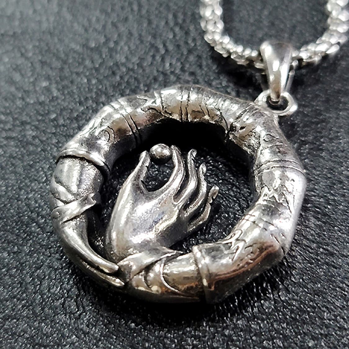 바르타 백동 펜던트 엔틱 선물 부처님 불교 남자 목걸이 상품이미지4