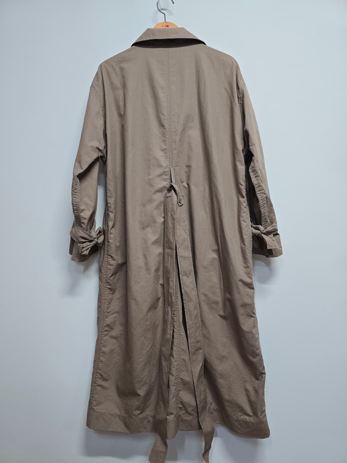 시스템 롱 트렌치 코트 베이지 상품이미지5