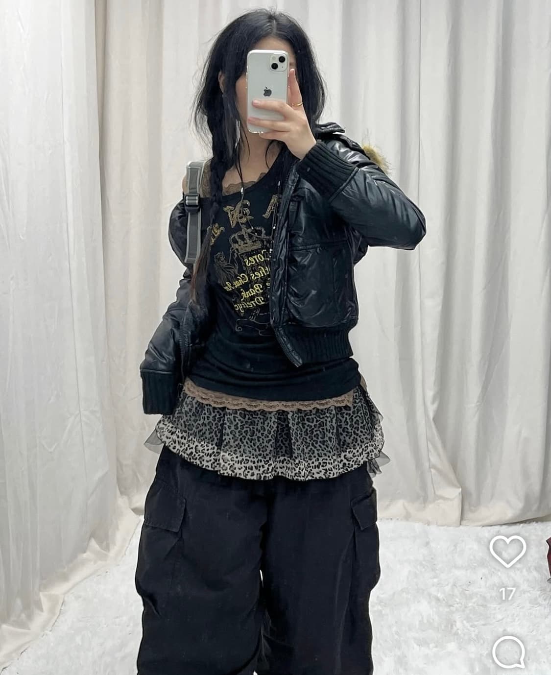 선가든파티 퍼패딩 카고팬츠 상품이미지1