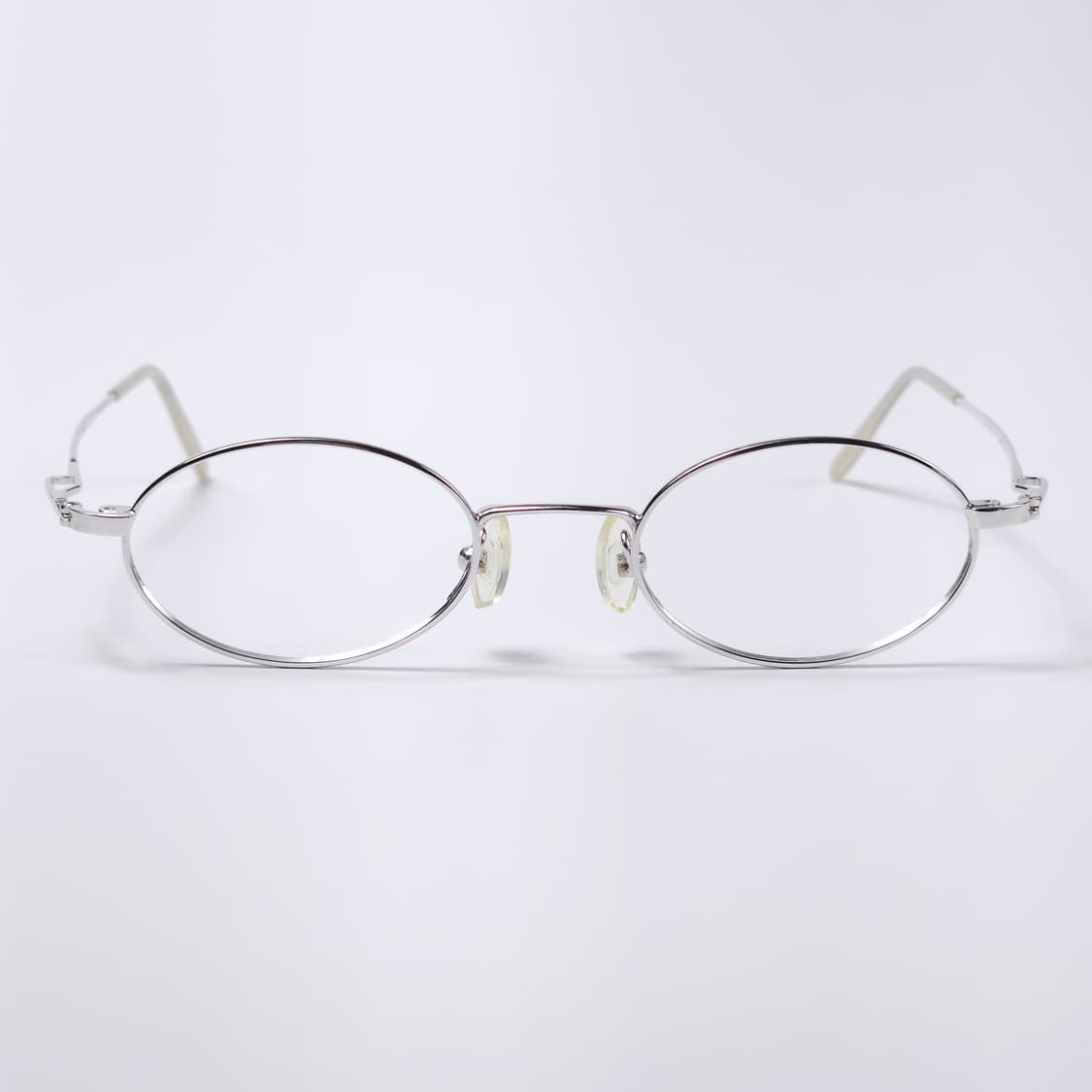 18K 백금 도금 90년도 빈티지 오벌형 긱시크 안경 상품이미지2