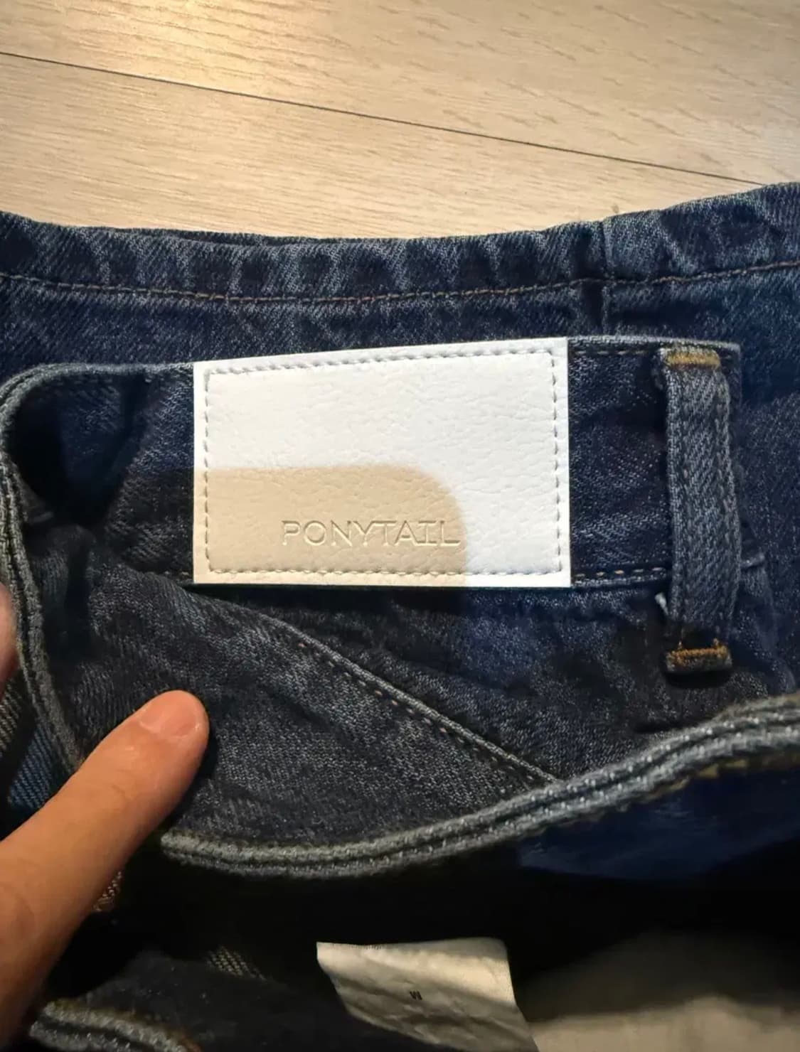 포니테일 NEW BELLA Loose-fit Jeans 팬츠 M 상품이미지9