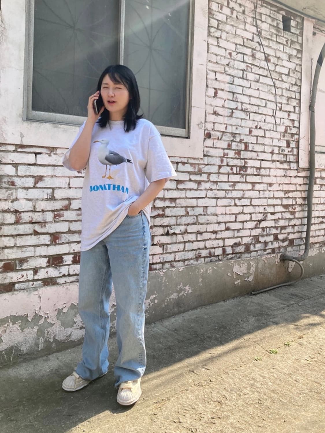 얼렁뚱땅상점 조나단 갈매기 반팔 티셔츠 상품이미지4