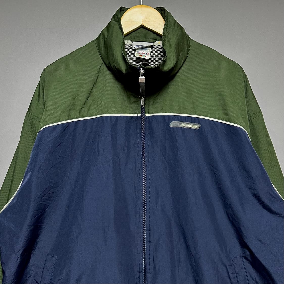[XL]리복 네이비 & 그린 바람막이 상품이미지2