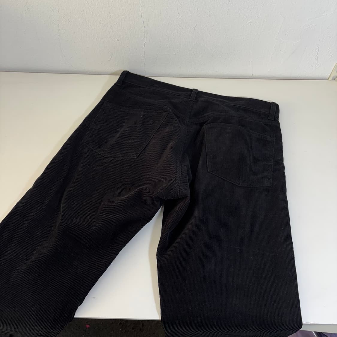 M 유니폼브릿지 블랙 레귤러핏 골덴 코듀로이팬츠 상품이미지3